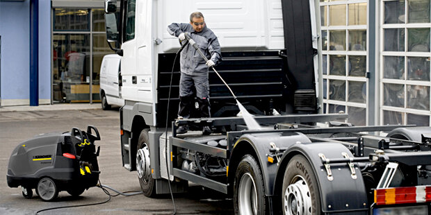 Electric Hot Water Pressure Washer - All Electric Cleaning