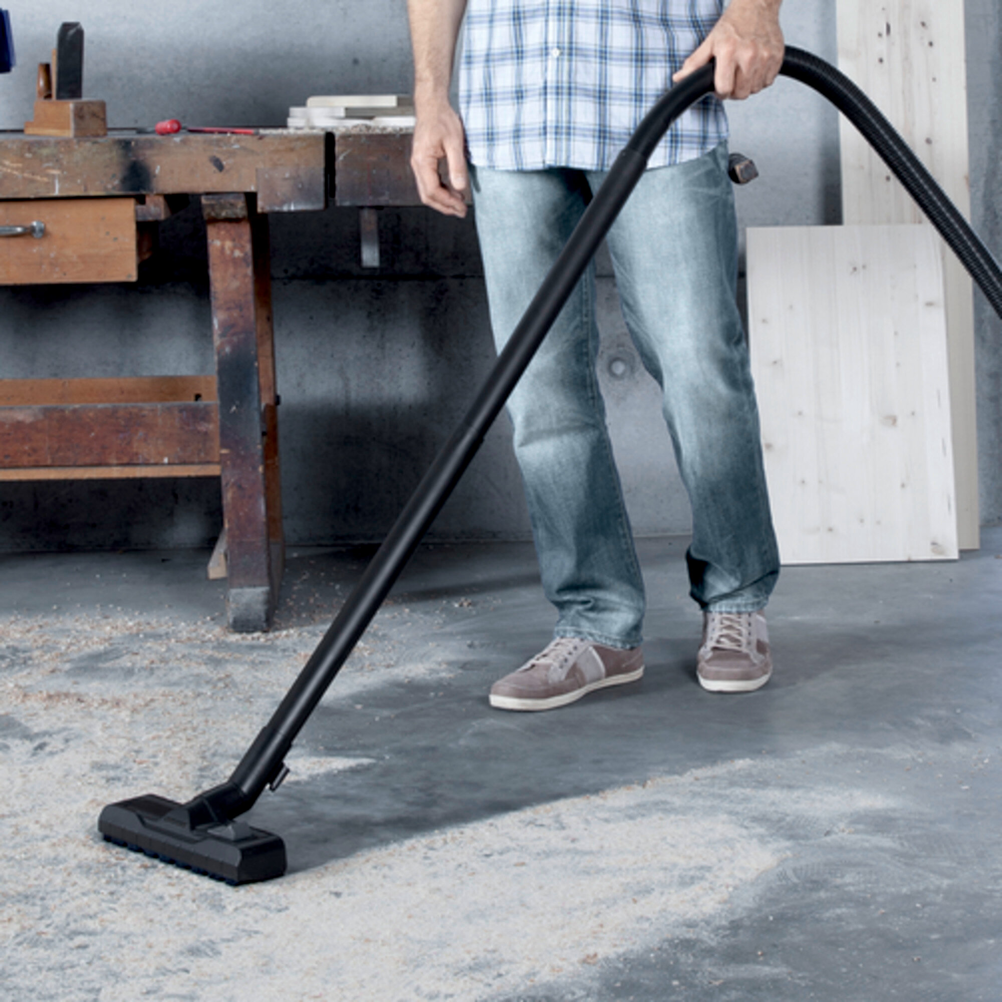 Multi-purpose vacuum cleaner WD 5 Premium: Optimally developed: Floor nozzle and suction hose