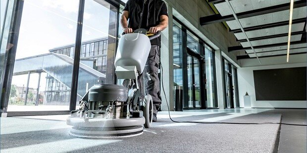 Battery Powered Floor Scrubber with A Complete Set of Parts, C20