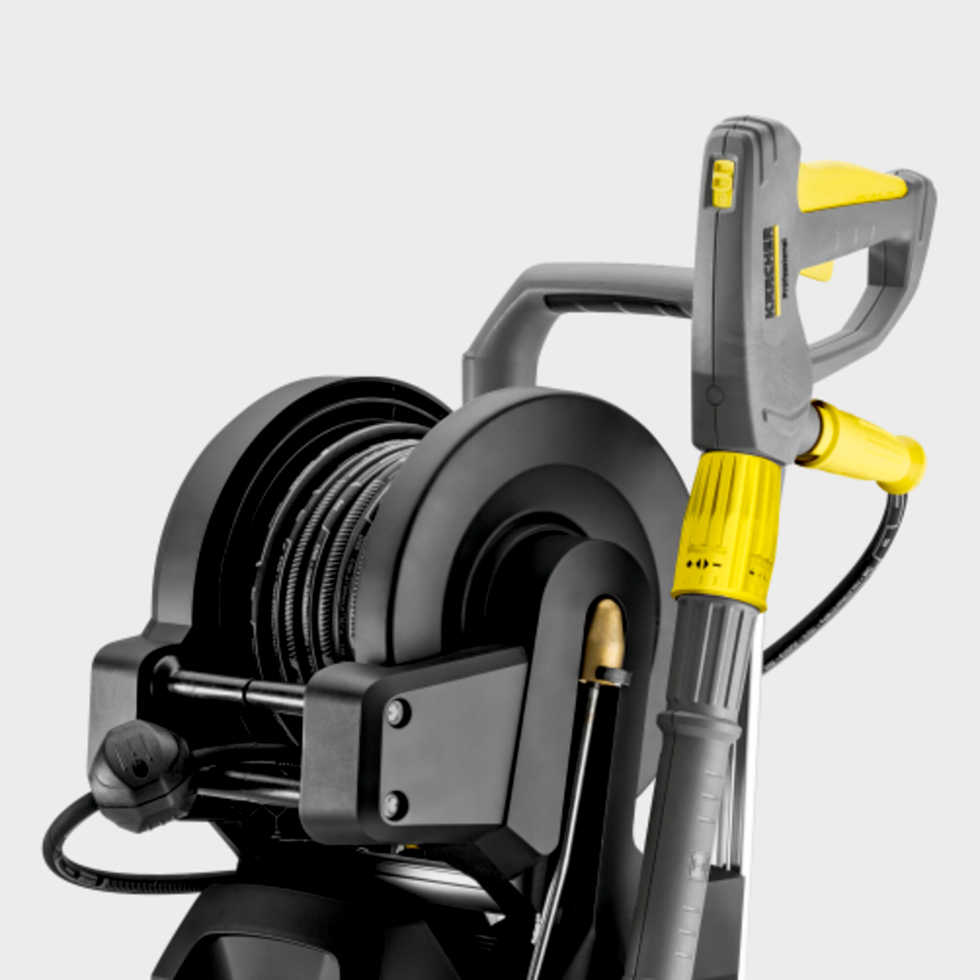High-pressure cleaners HD 8/18-4 MXA eB Foam Plus Go!Further: Automatic, spring-mounted hose reel