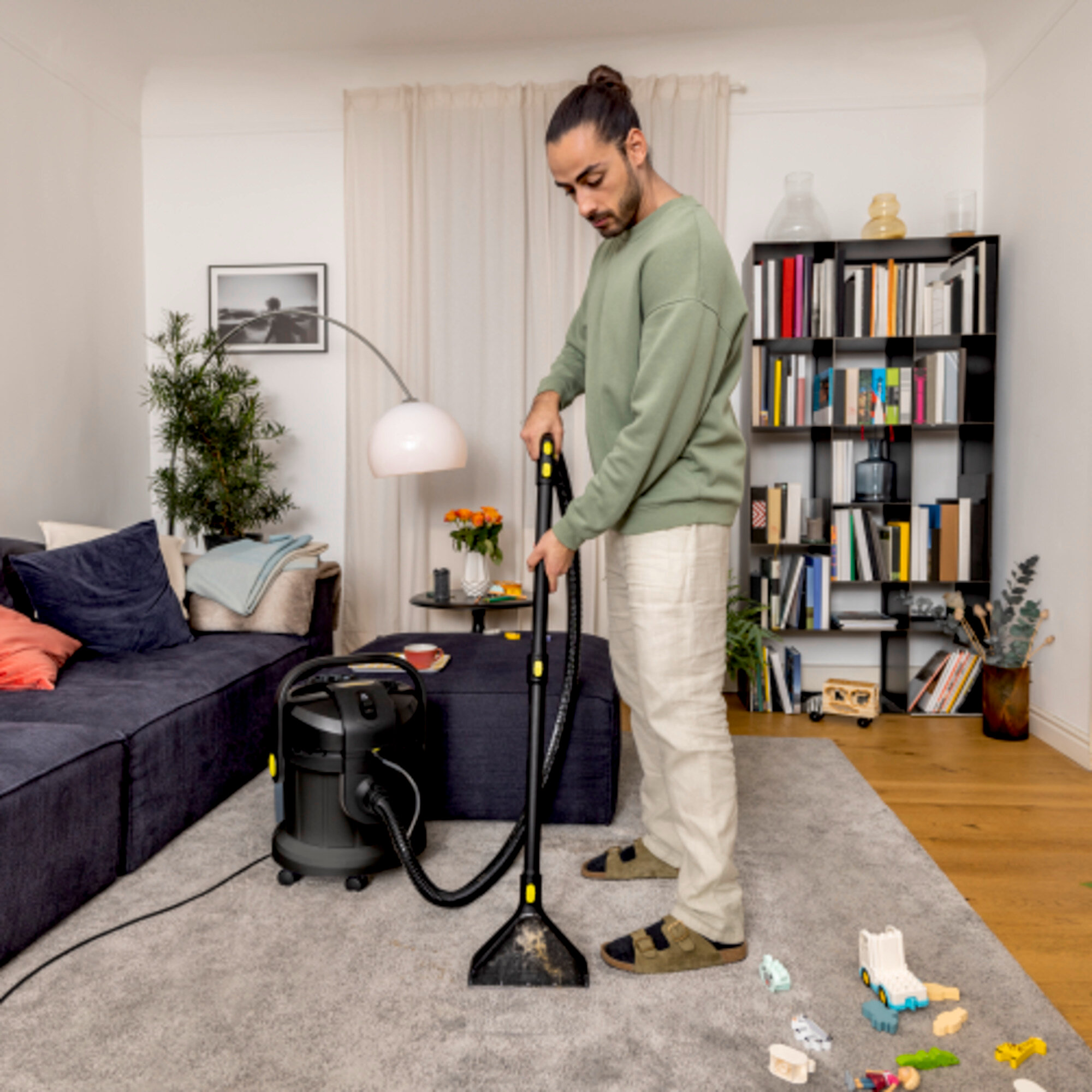 MÁY GIẶT THẢM GIA DỤNG SE 4 Black GNF Edition N1: Công nghệ Kärcher đã được kiểm chứng cho hiệu quả làm sạch tối ưu