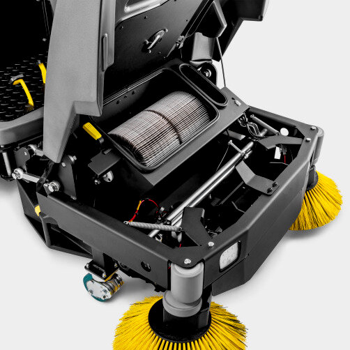 Μηχανή περιποίησης δαπέδου B 260 R I Combo + D 100: Μονάδα προ-σάρωσης με σύστημα φιλτραρίσματος λεπτής σκόνης
