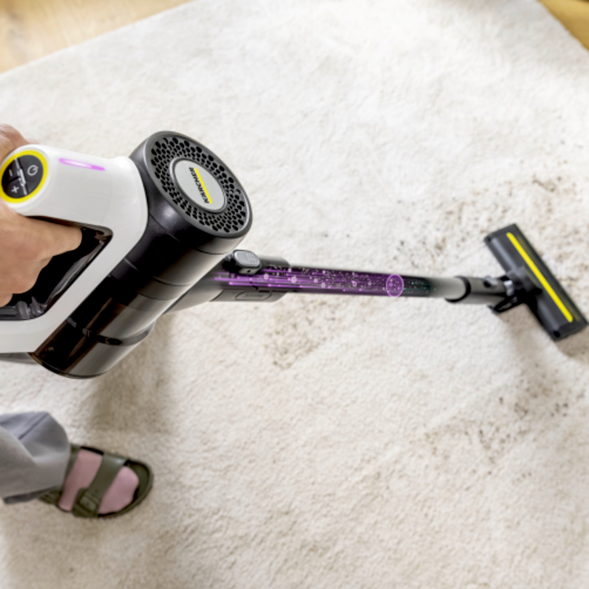 Акумуляторний пилосос VCS 3 Nano Complete: Технологія Auto-Sense