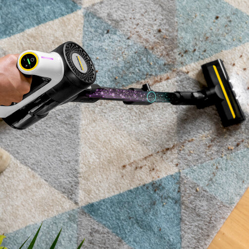 Akku-Staubsauger VCS 3 Nano Flex: Auto-Sense-Technologie