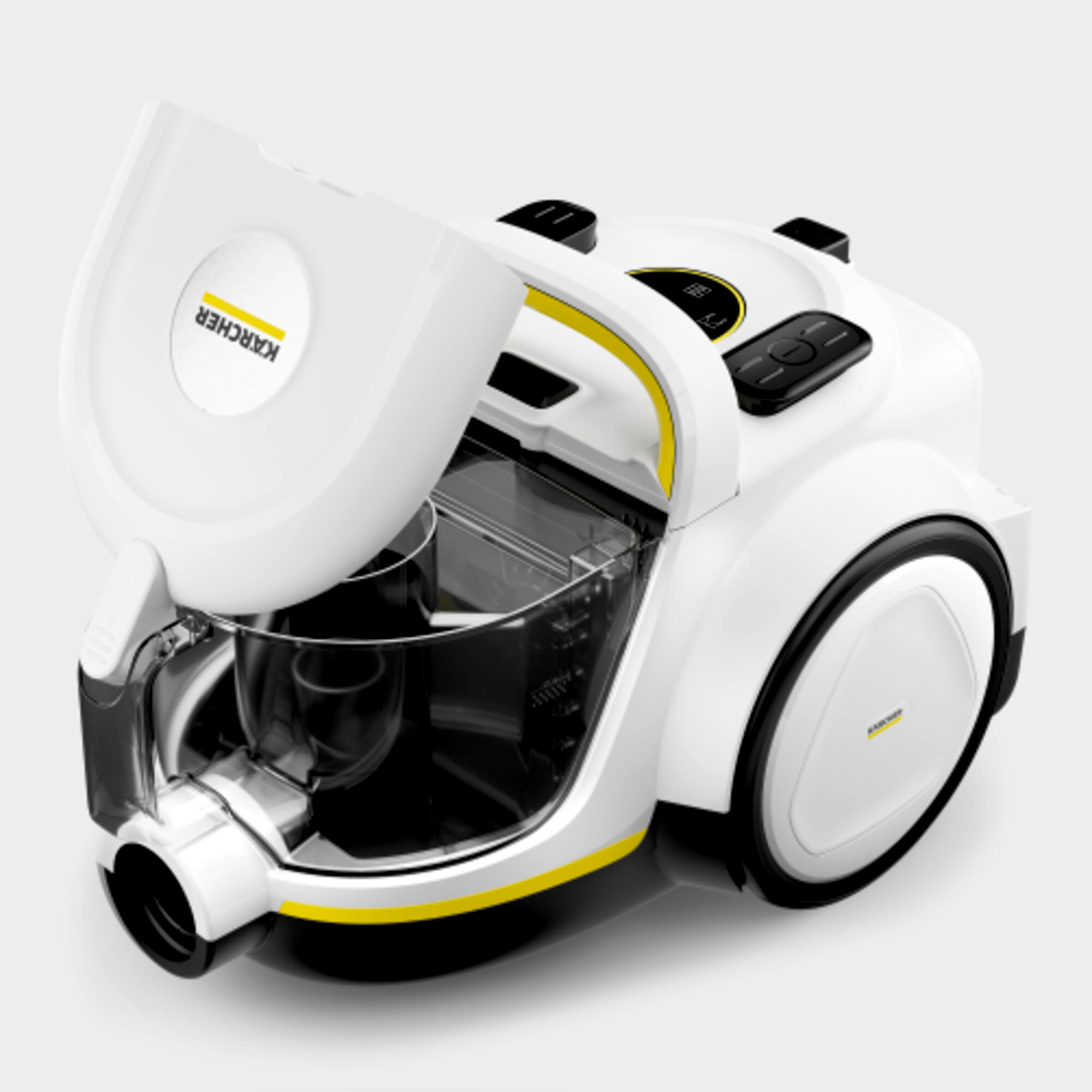 Elektrikli süpürge VCC 6 CycloneX DualControl: Süpürge Boşaltma Derdine Son: Tek Dokunuşla Hijyenik Temizlik