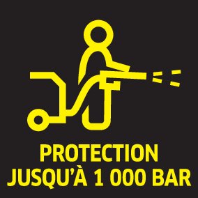  Combinaison de protection pour le nettoyage à haute et très haute pression taille L