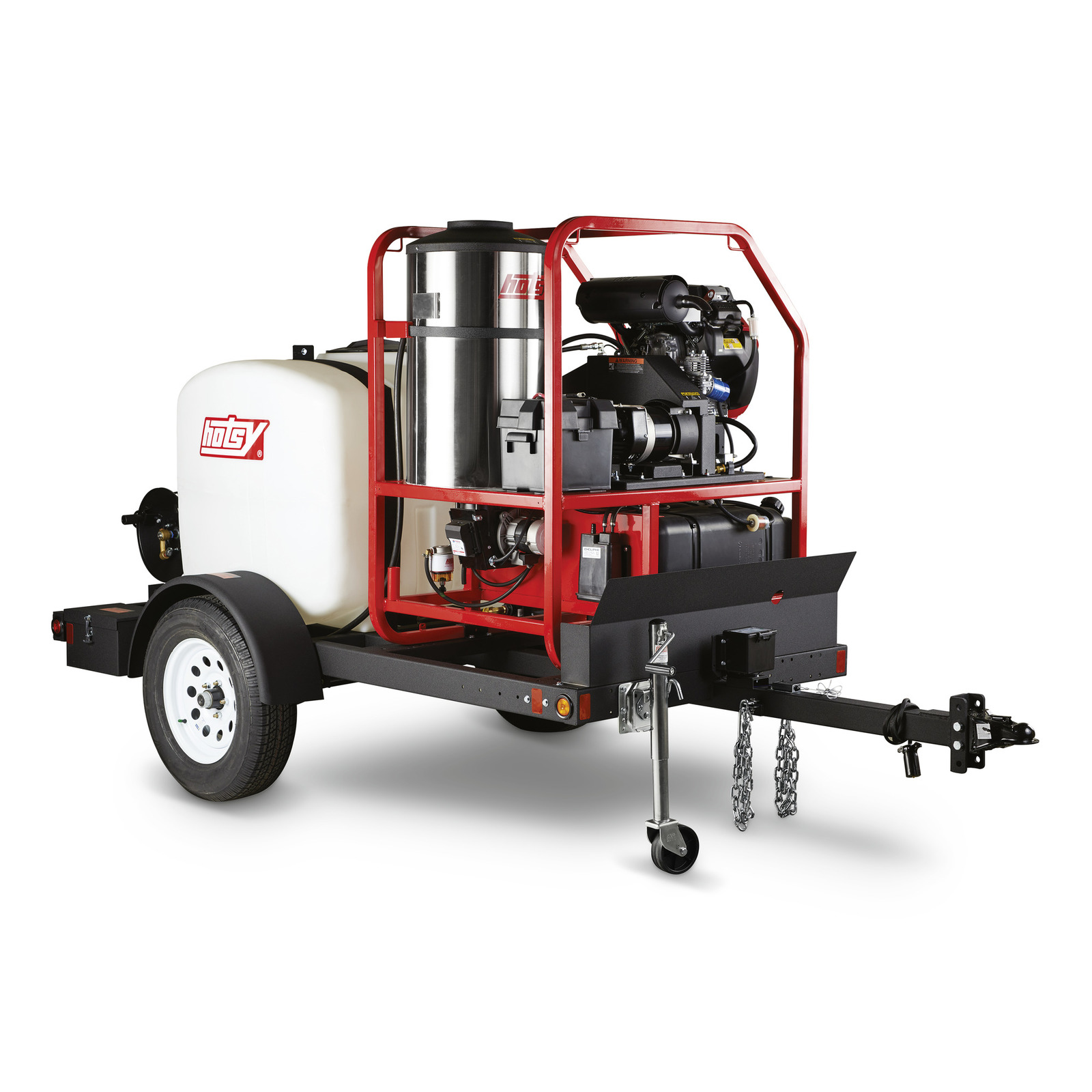 Hotsy 1.110-566.0 Professional 3500 PSI Gas - Hot Water Belt-Drive Pressure  Washer w/ Honda Engine & Electric Start