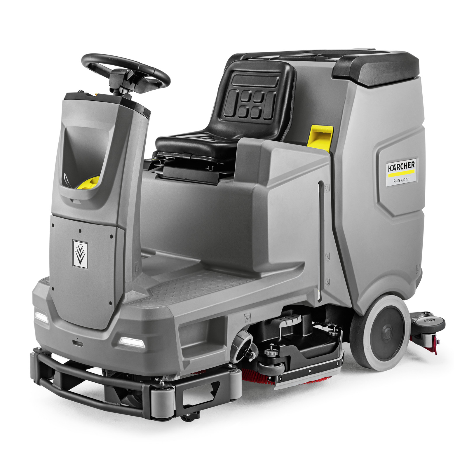 Kärcher B 110 R Bp + D75 + AGM - Ride-On Floor Scrubber - Kärcher Kärcher B 110 R Bp + D75 + AGM - Ride-On Floor Scrubber - Kärcher