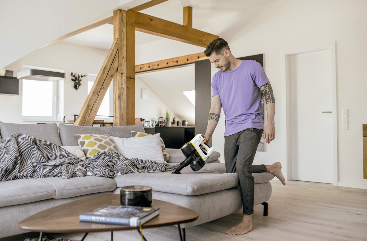 مكنسة كارشر VC 4 اللاسلكية myHome تعمل بالبطارية