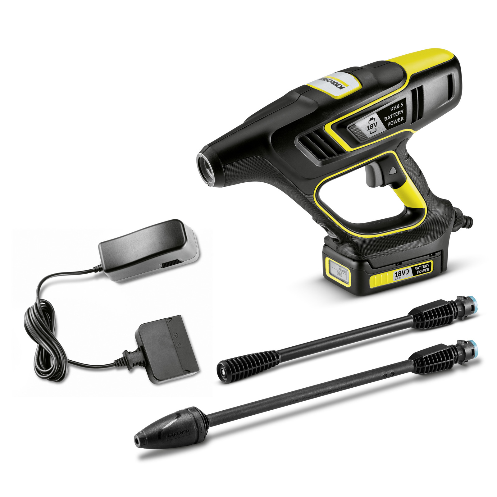 KARCHER KHB バッテリーセット フレキシブル可変ノズル付-