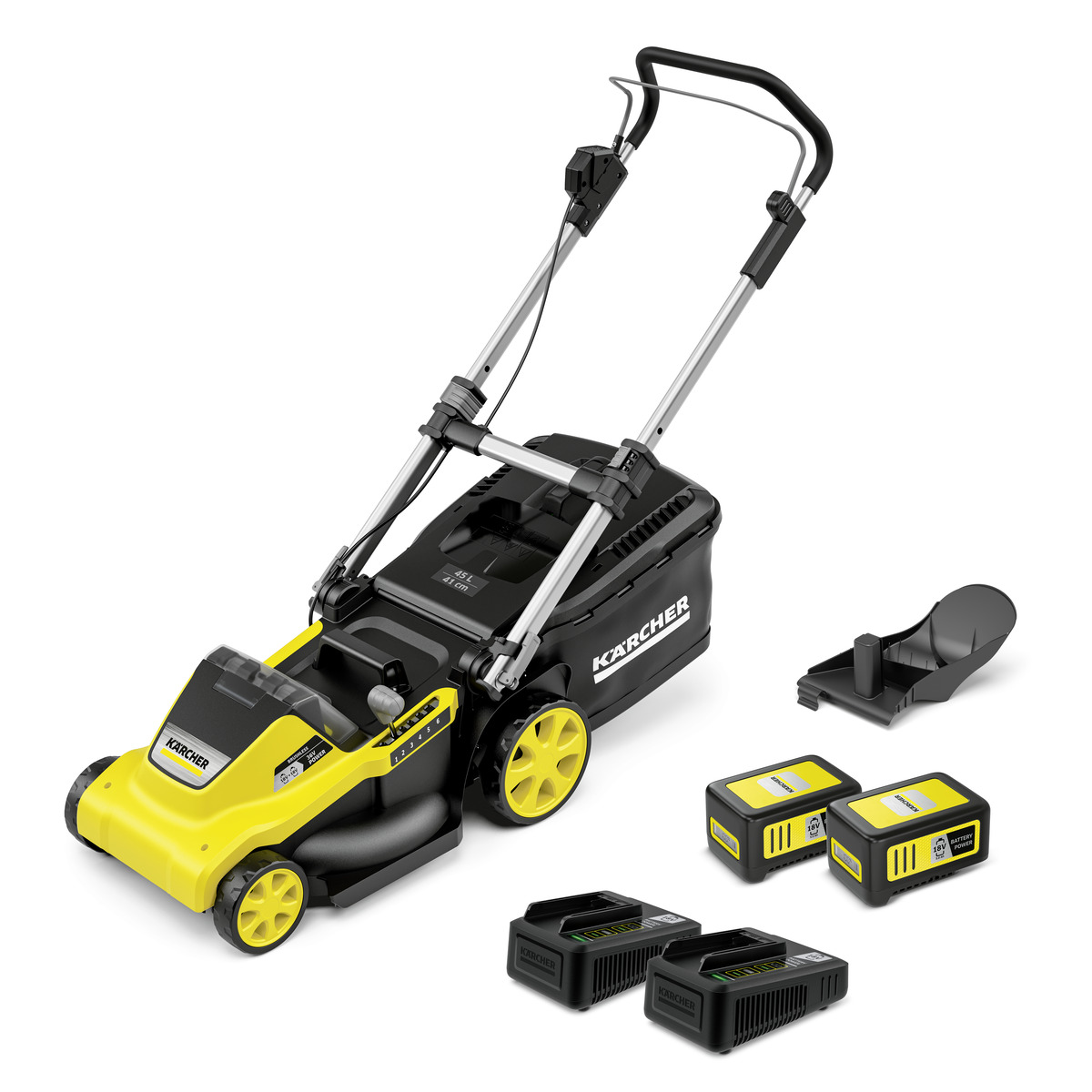 KÄRCHER LMO 5-18 DUAL BATTERY SET AKKUMULÁTOROS FŰNYÍRÓ