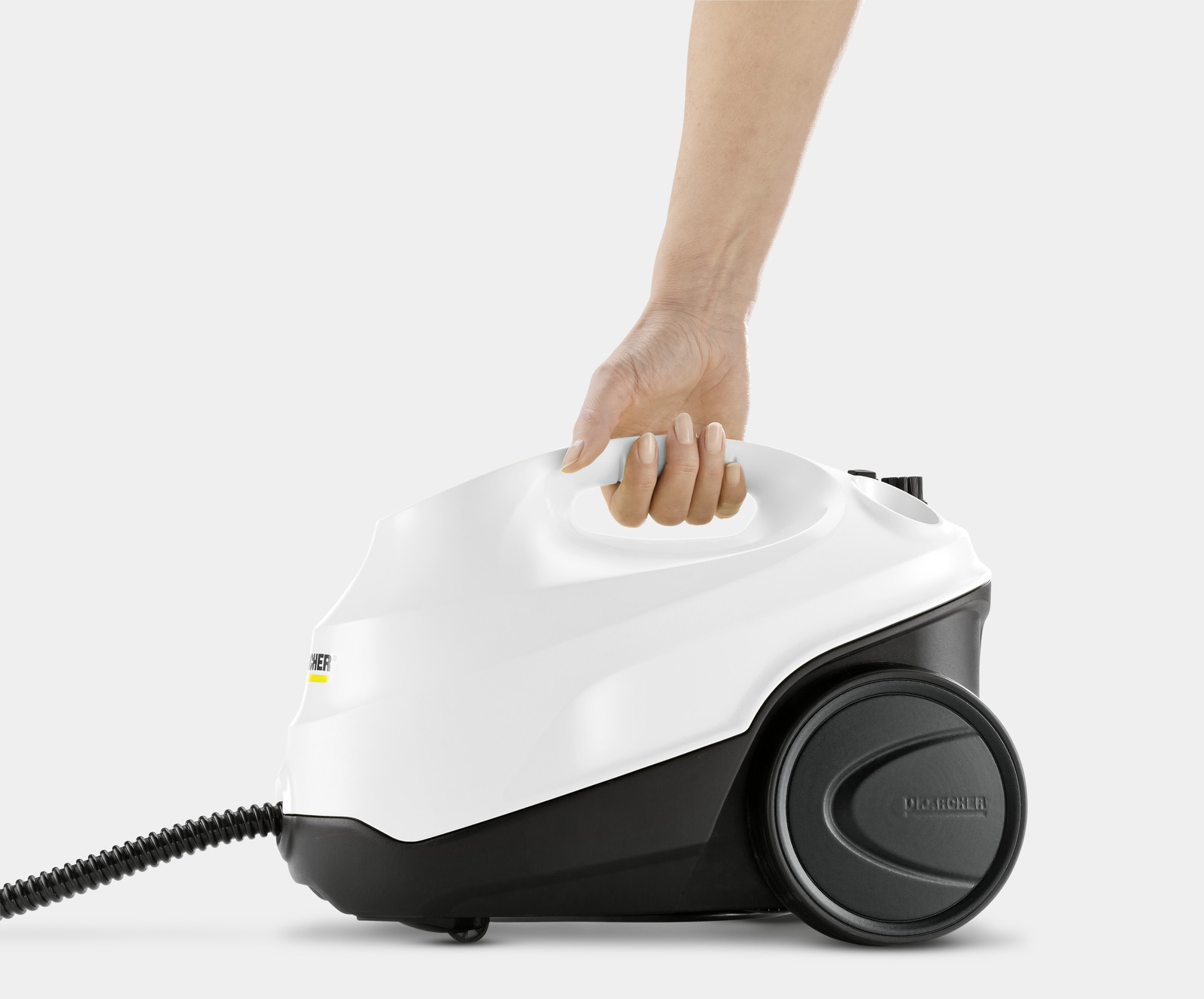 Kärcher SC3 Portable Steam Cleaner, Floors, Grout and Tile cleaner, 40  Second Heat Up, Chemical Free