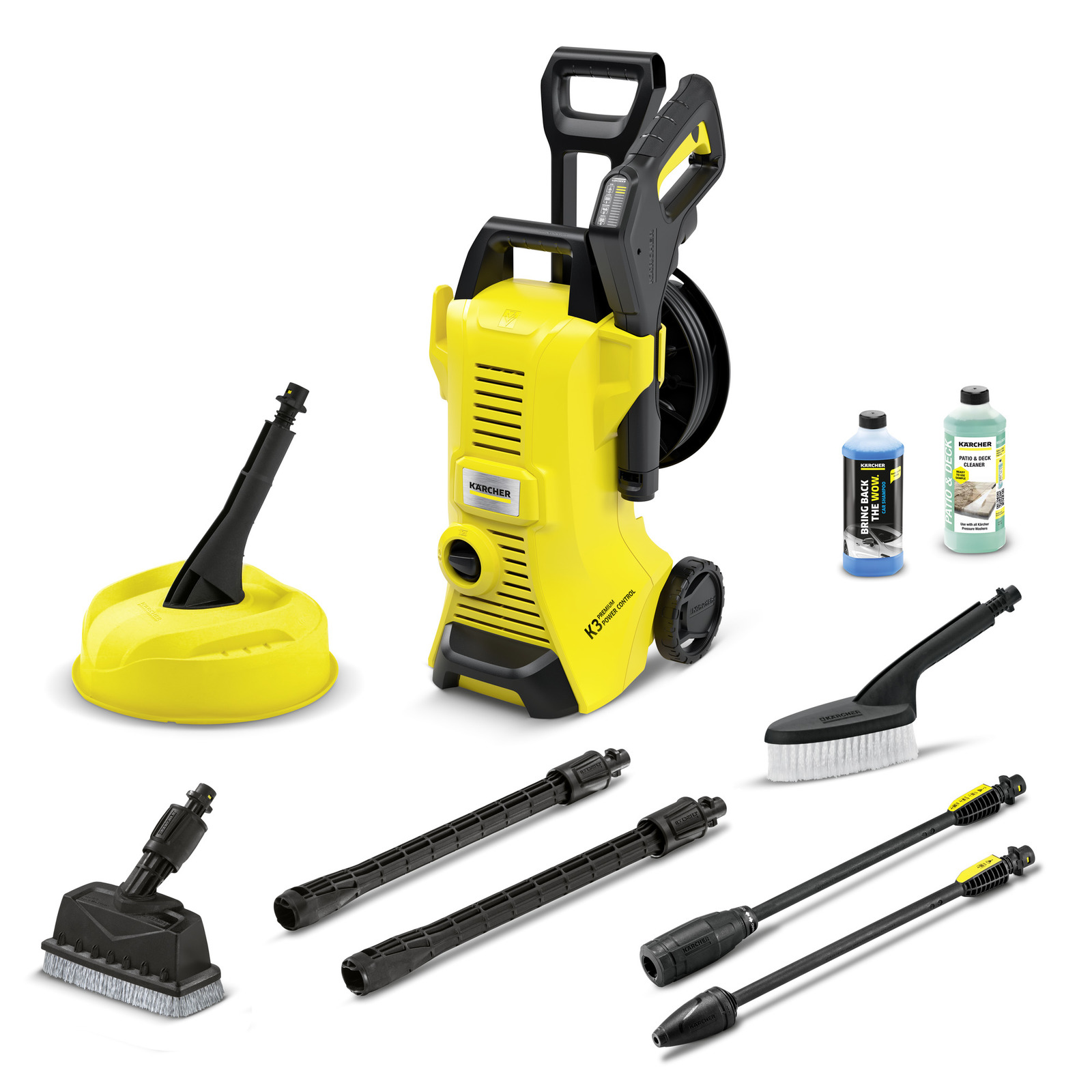 Karcher K3 Pressure Washer with Power Control and Car Kit - 1.602-735.0 -  Karcher