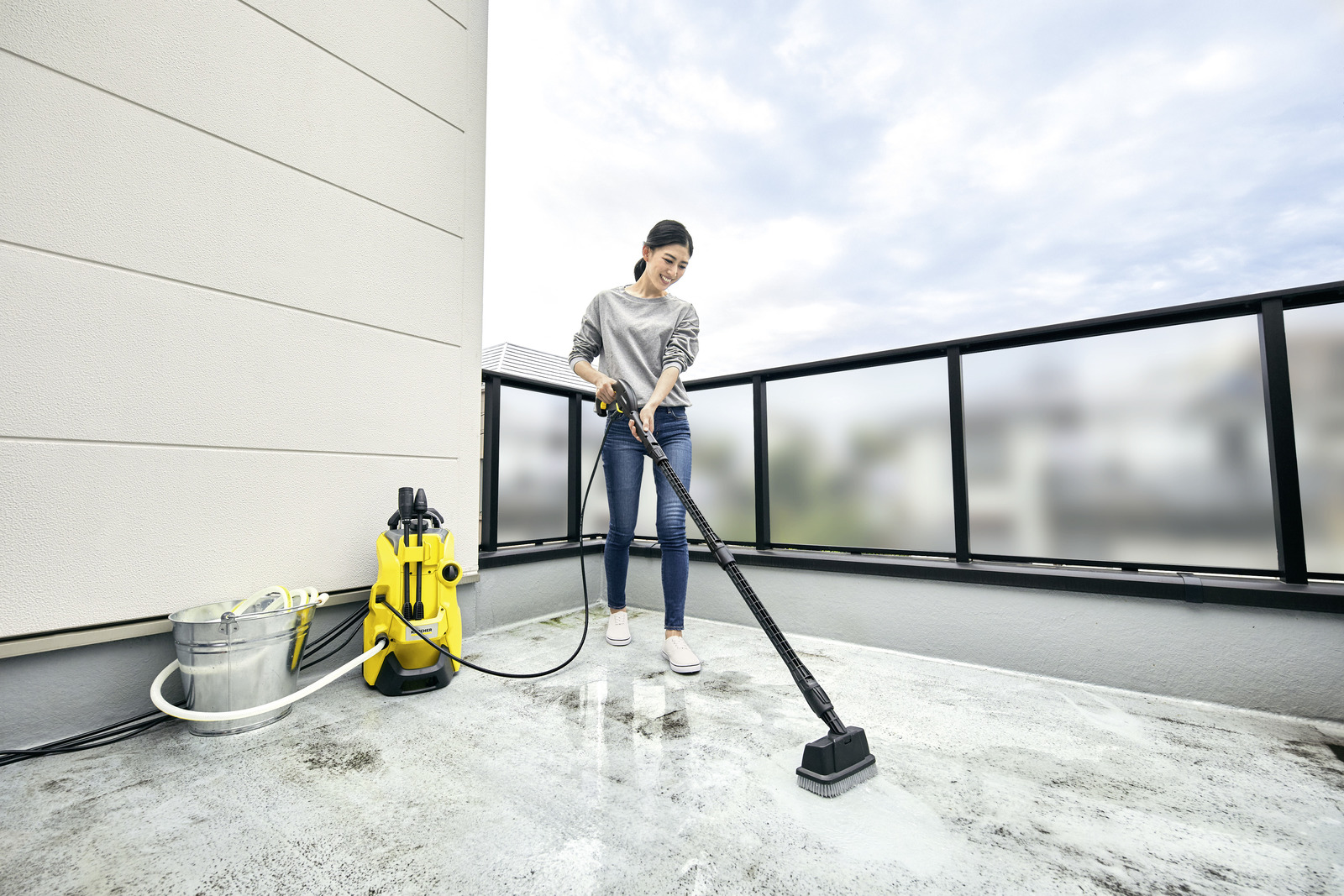 【未使用品】KARCHER 高圧洗浄機 K3 サイレント ベランダKARCHER