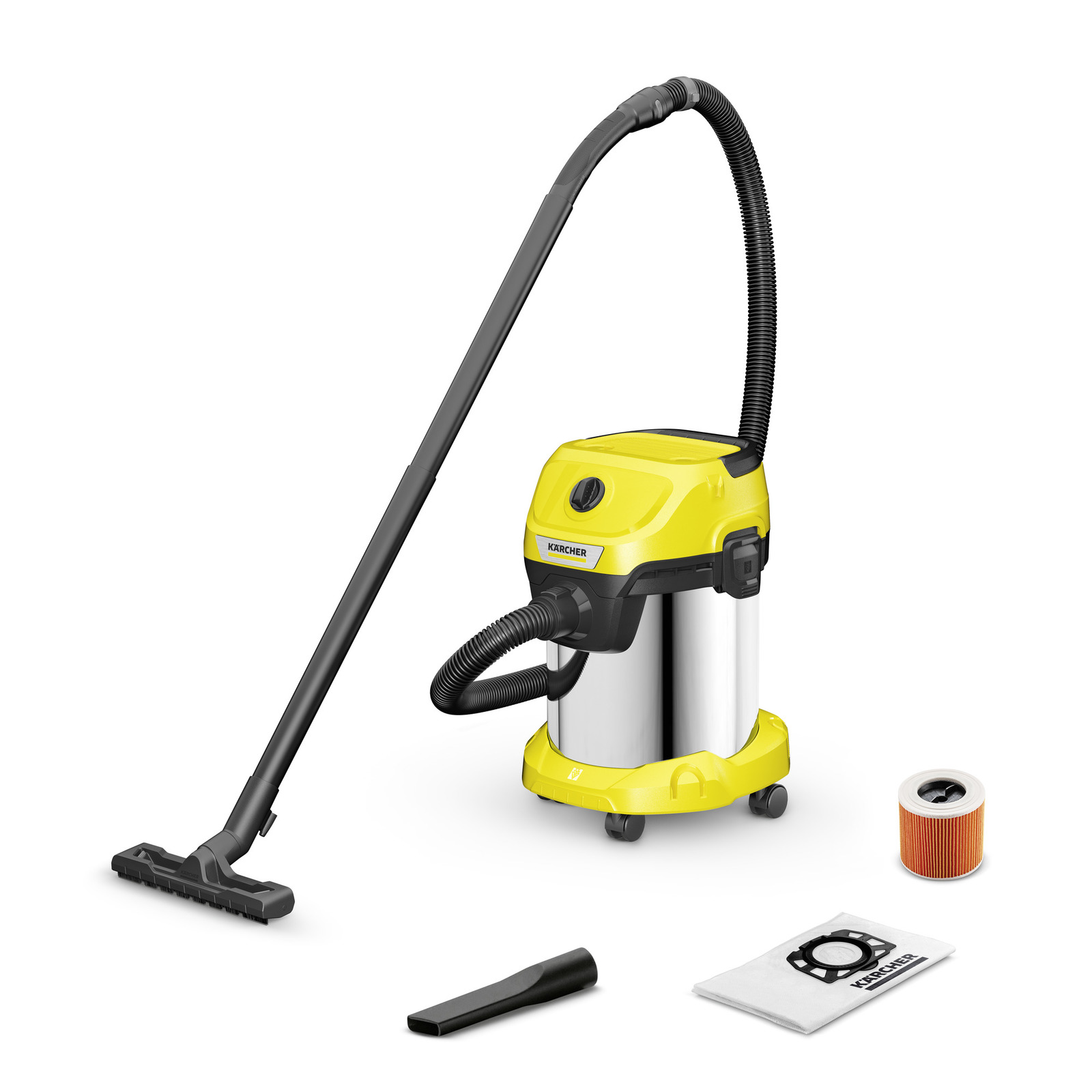 ケルヒャー(KARCHER) WD 3 S 乾湿両用バキュームクリーナー 1.628-145.0-