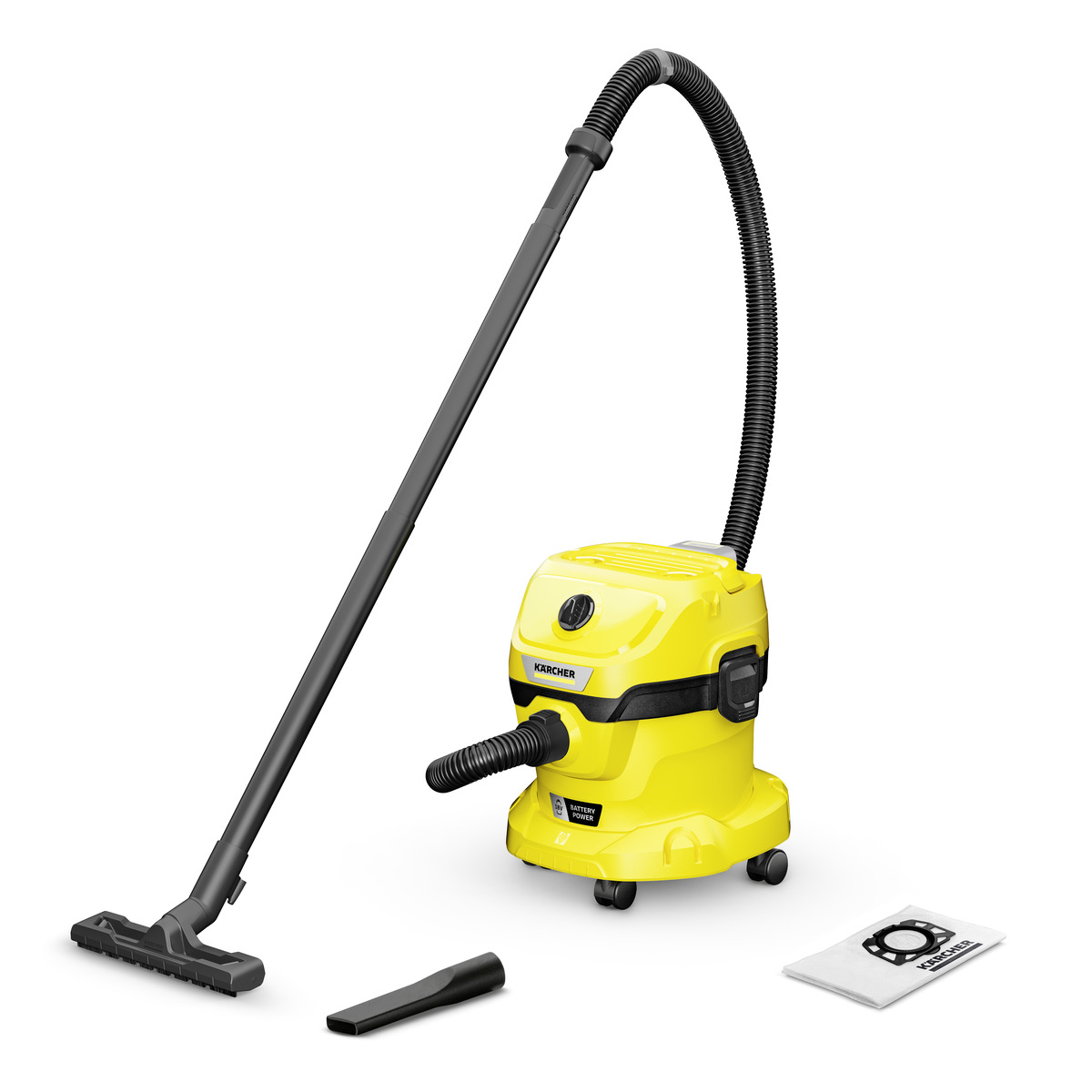 Aspirator umed-uscat cu acumulator WD 2-18