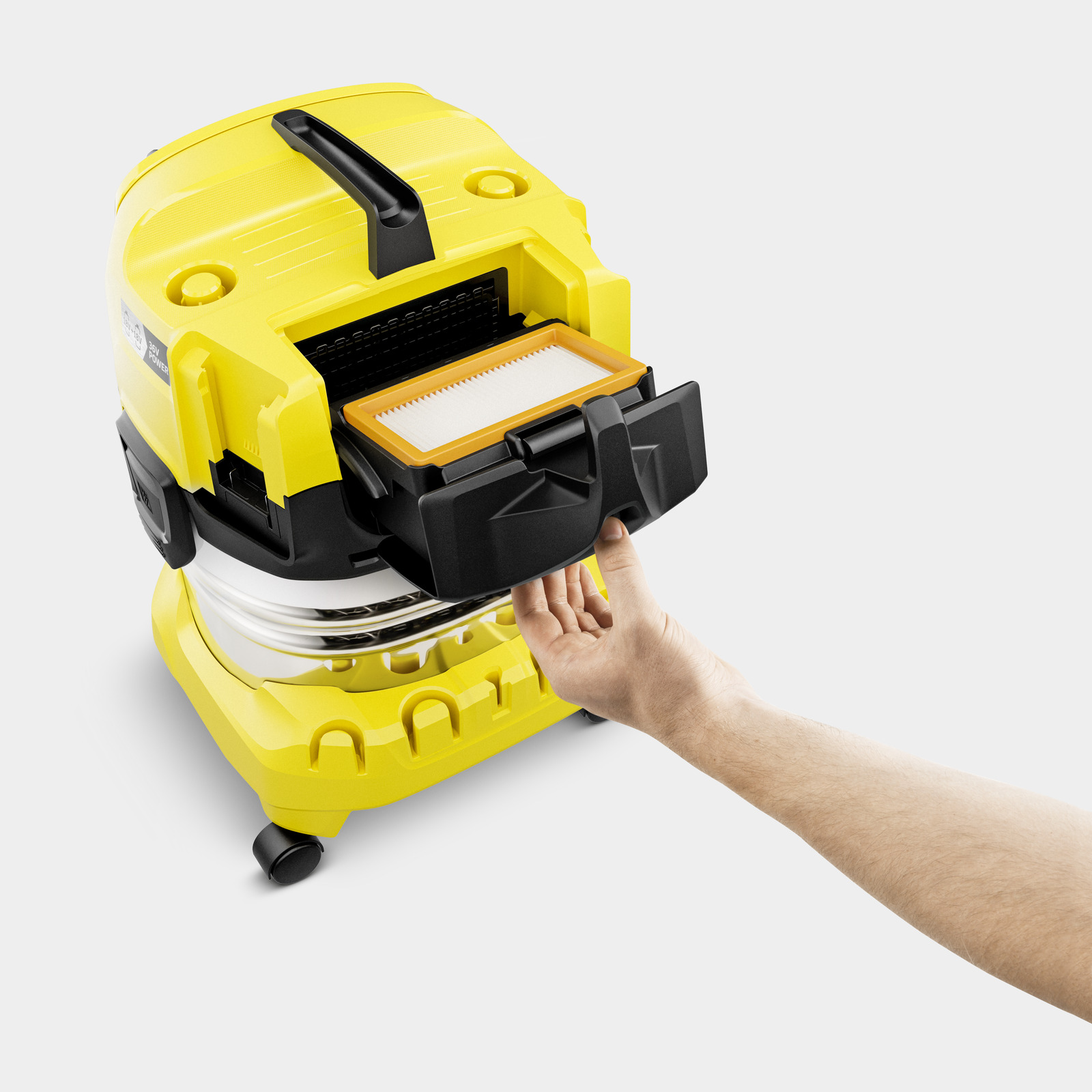 Kärcher Akumulátorový mokro-suchý vysávač WD 4-18 S V-20/22 Dual