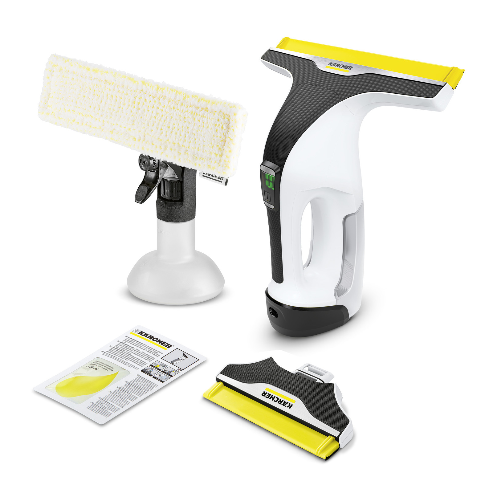 Karcher WV 1 Plus - Electric Window Squeegee Vacuum - for Showers, Mirrors,  Glass - 10 Blade - New