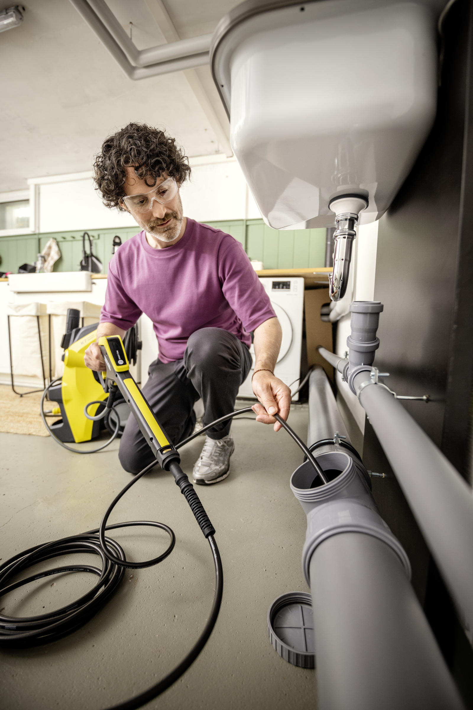 Rotating pipe cleaning nozzle | Kärcher South Africa