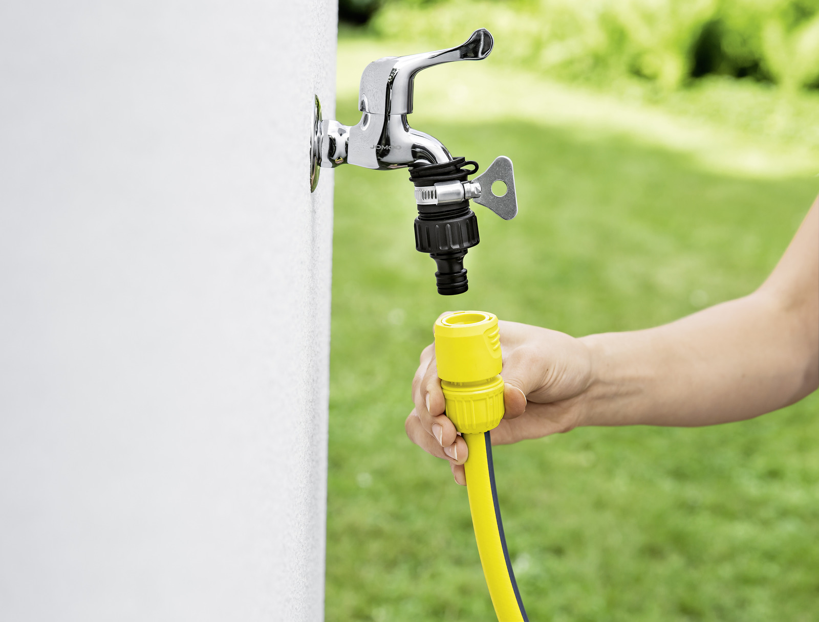 Kärcher Raccordo A 2 Vie Per Tubi Da Giardino - Giunto A T Per Irrigazione, Materiale Robusto, Facile Connessione
