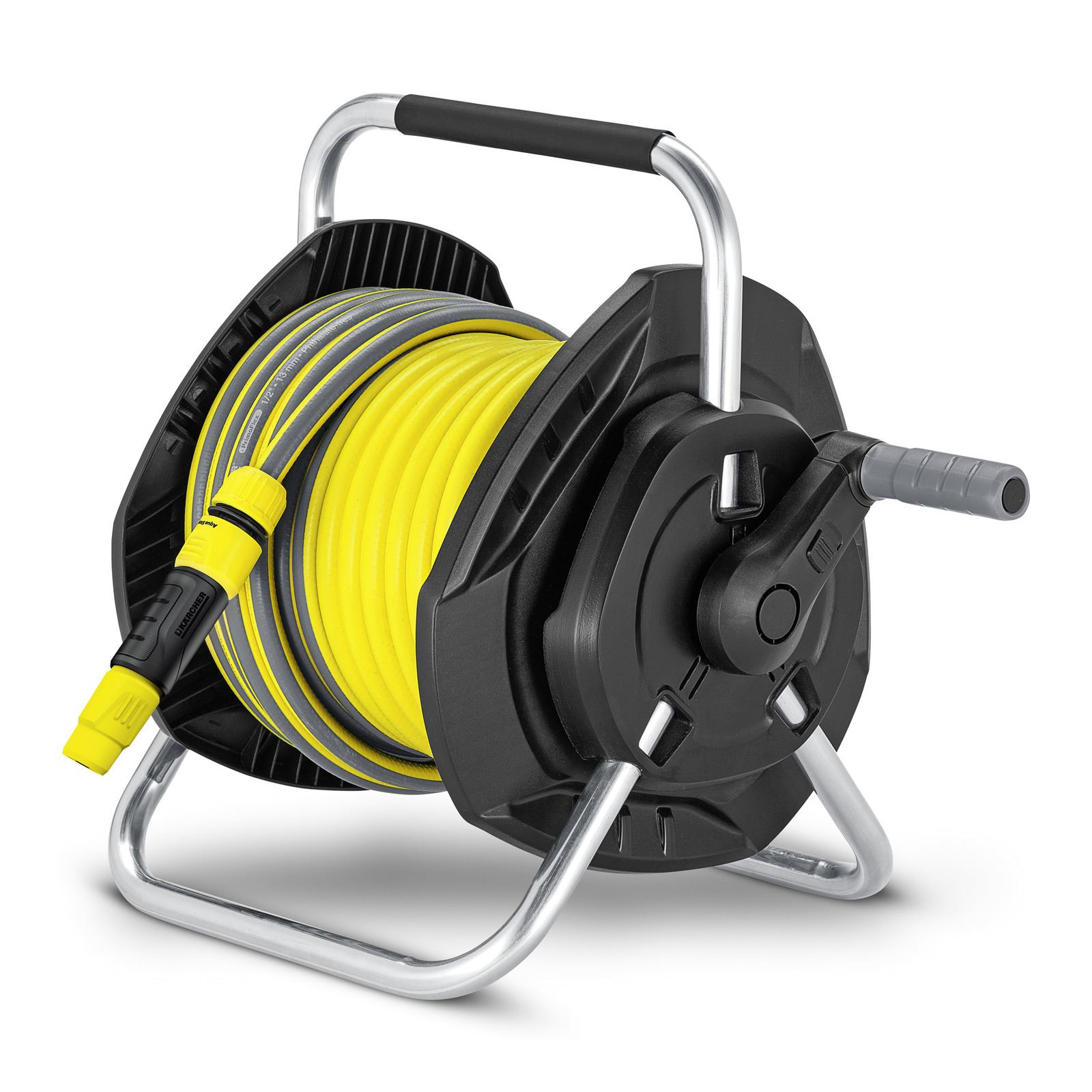 15m Manual Hose Reel complete with hose For Karcher 'K' Series Pressure  Washers complete with Short Trigger