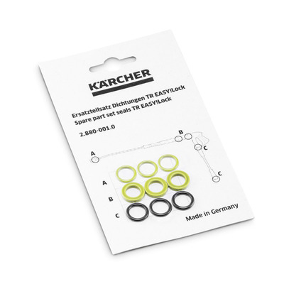 Kärcher Dichtungen für TR-Gewinde Gasket set with 9x O-rings for TR thread