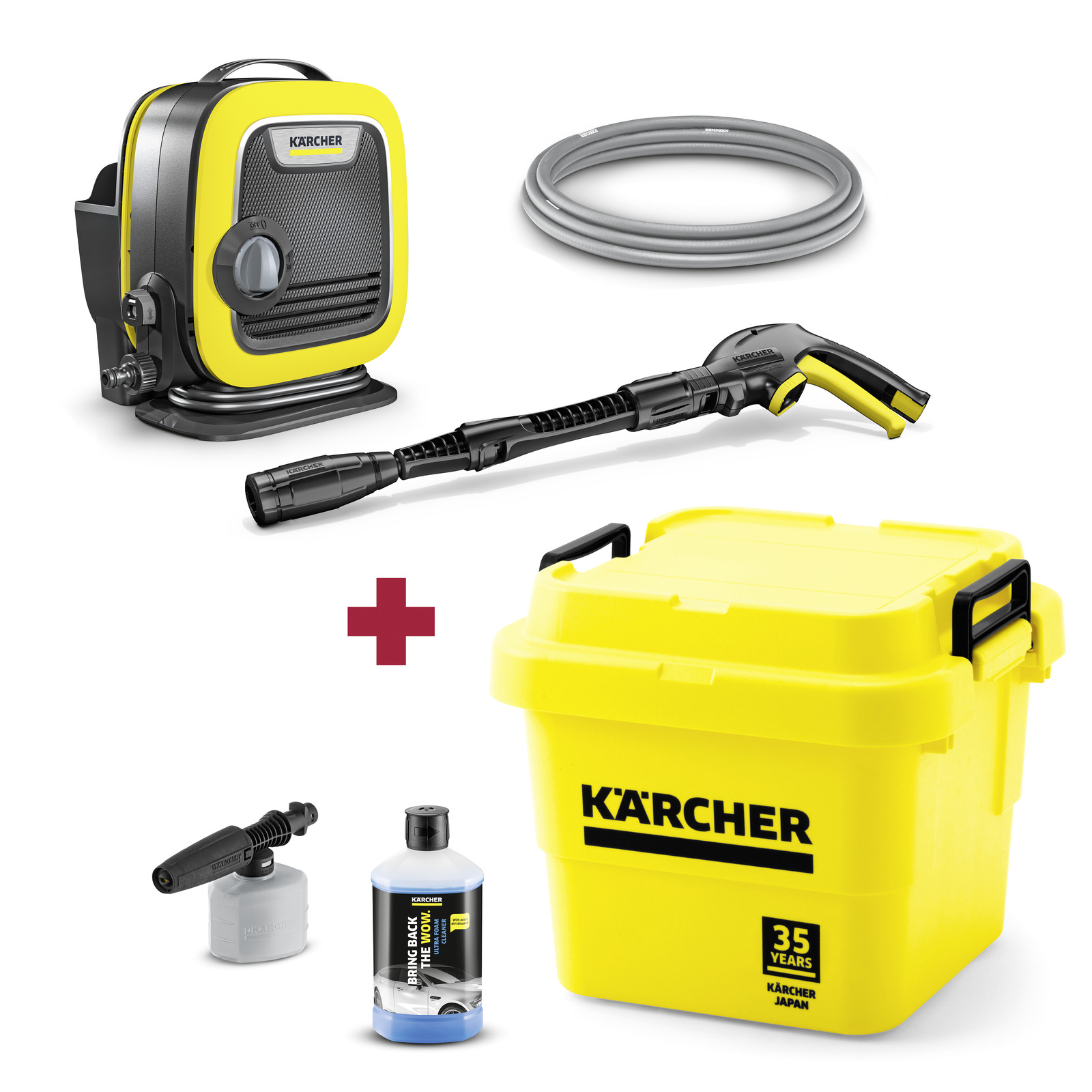 お得】 0975【KARCHER】ケルヒャー 高圧洗浄機 K MINI - 生活家電