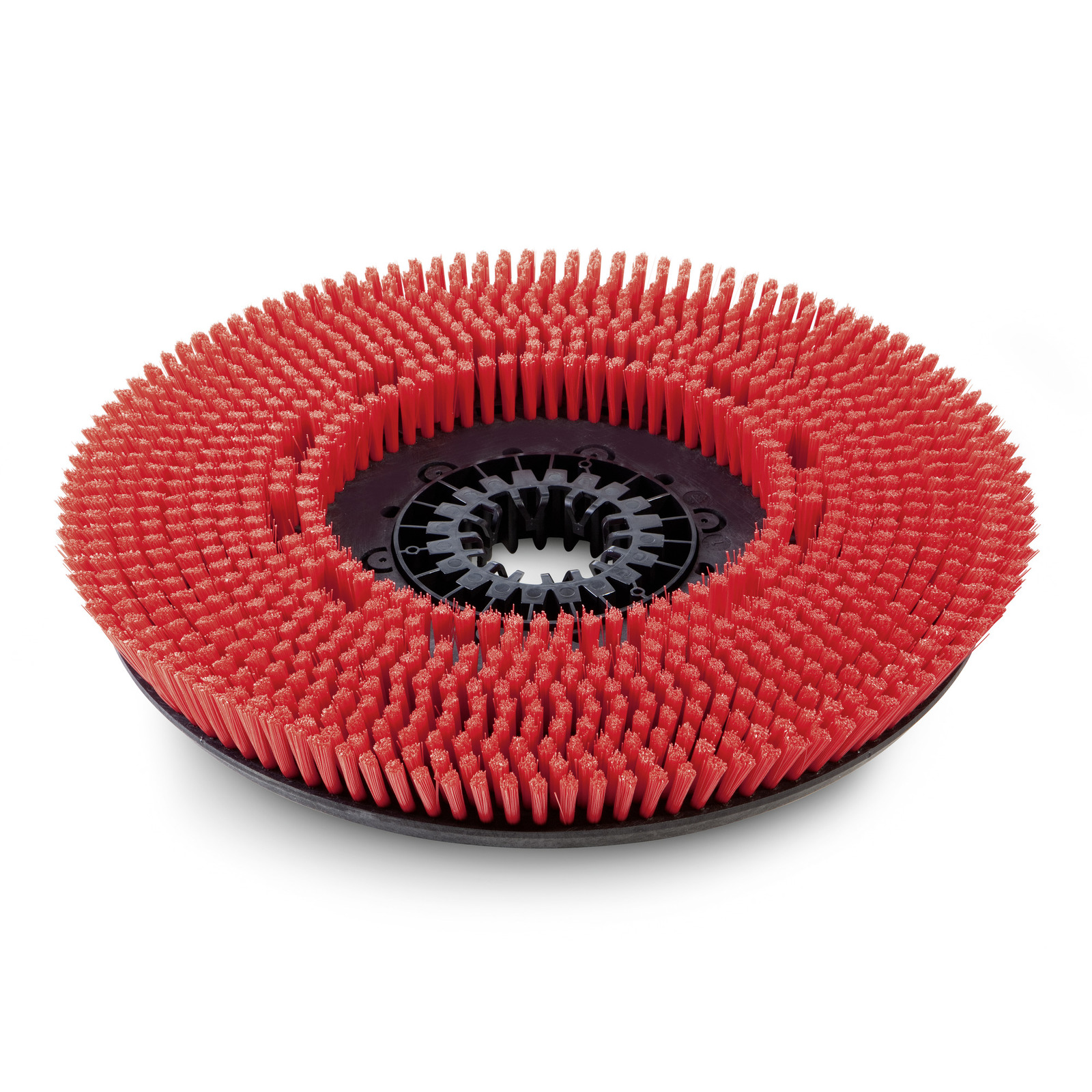 Brosse Circulaire Kärcher Rouge - Diamètre 355 Mm - Dureté Moyenne Pour Tâches De Nettoyage Courantes - Compatible Tête D65