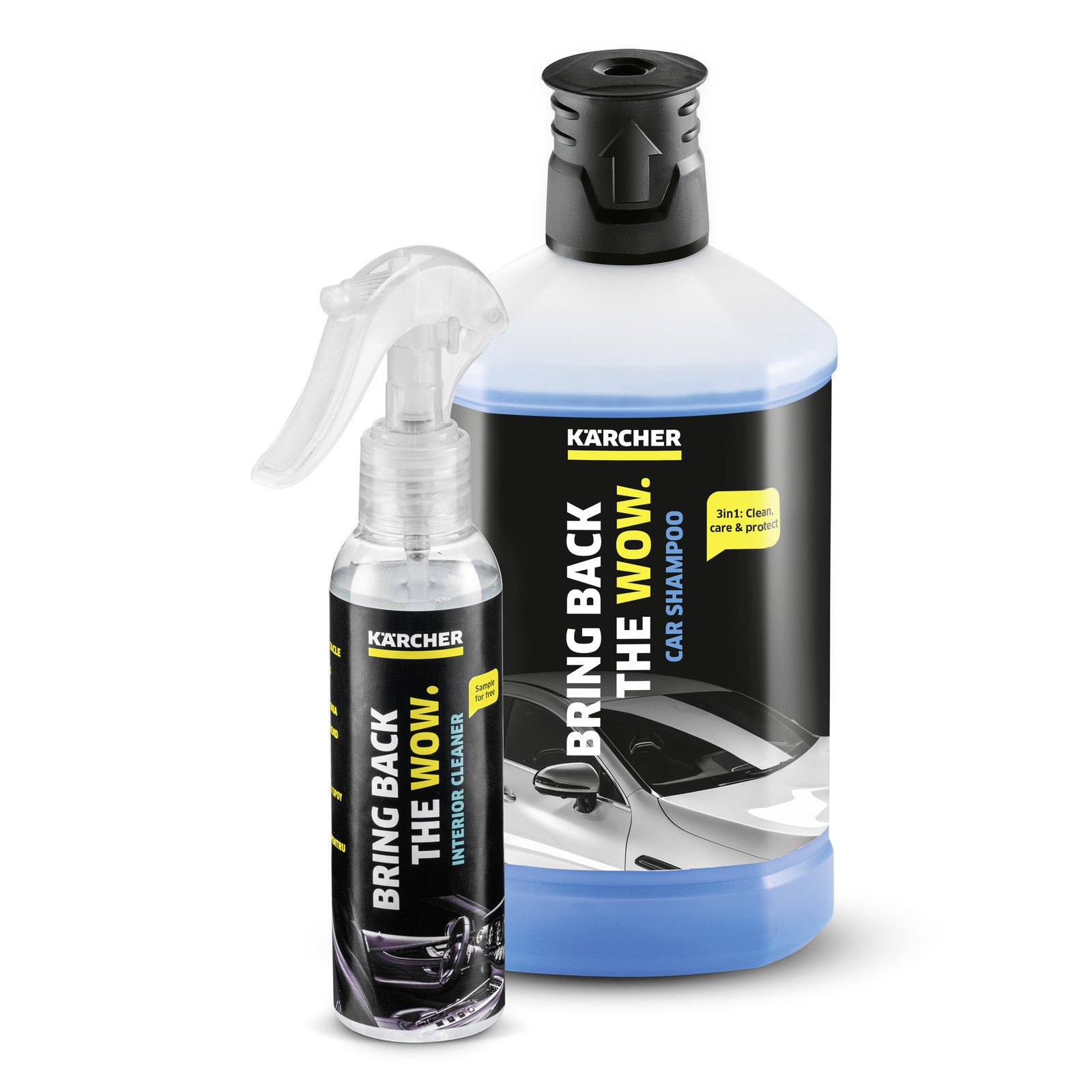 Pachet promotional: Șampon auto 3 în 1 RM 610 + Solutie de curățat interiorul auto RM 651