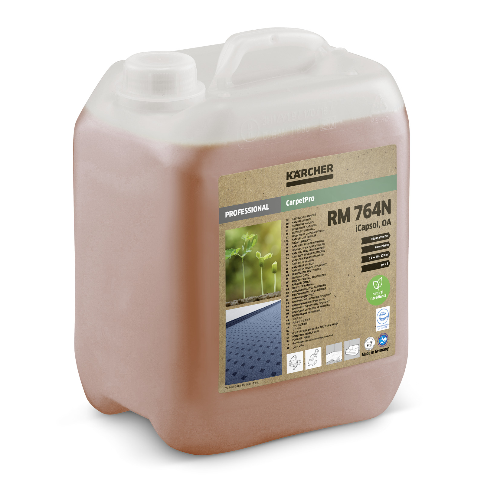 Kärcher CarpetPro přírodní čistič iCapsol RM 764N OA, 5l