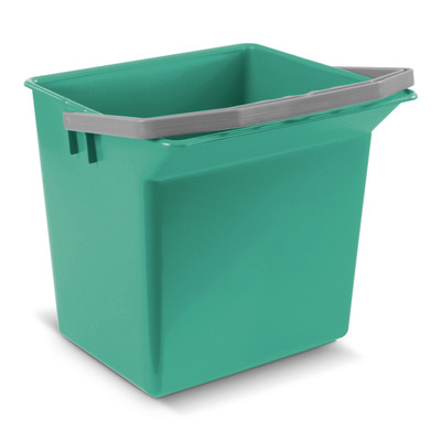 Mülleimer Wassereimer zusammenklappbar für Campervan Bulli 4 Liter blau grün
