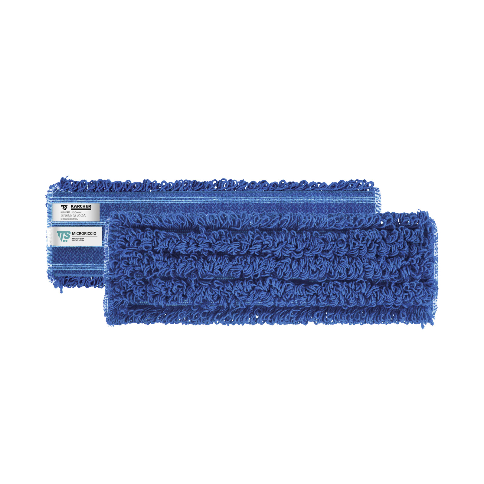 Kärcher - Mikrofaserklettmopp Schlingen blau 40cm