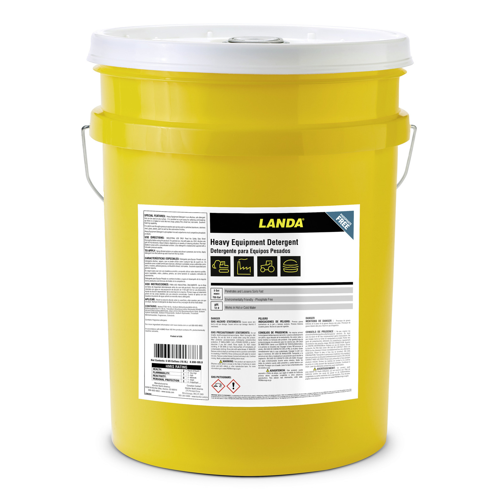 1-Gal.) & (5-Gal.) AL-CLEAN Aluminum Acid Cleaner & Brightener Concentrate