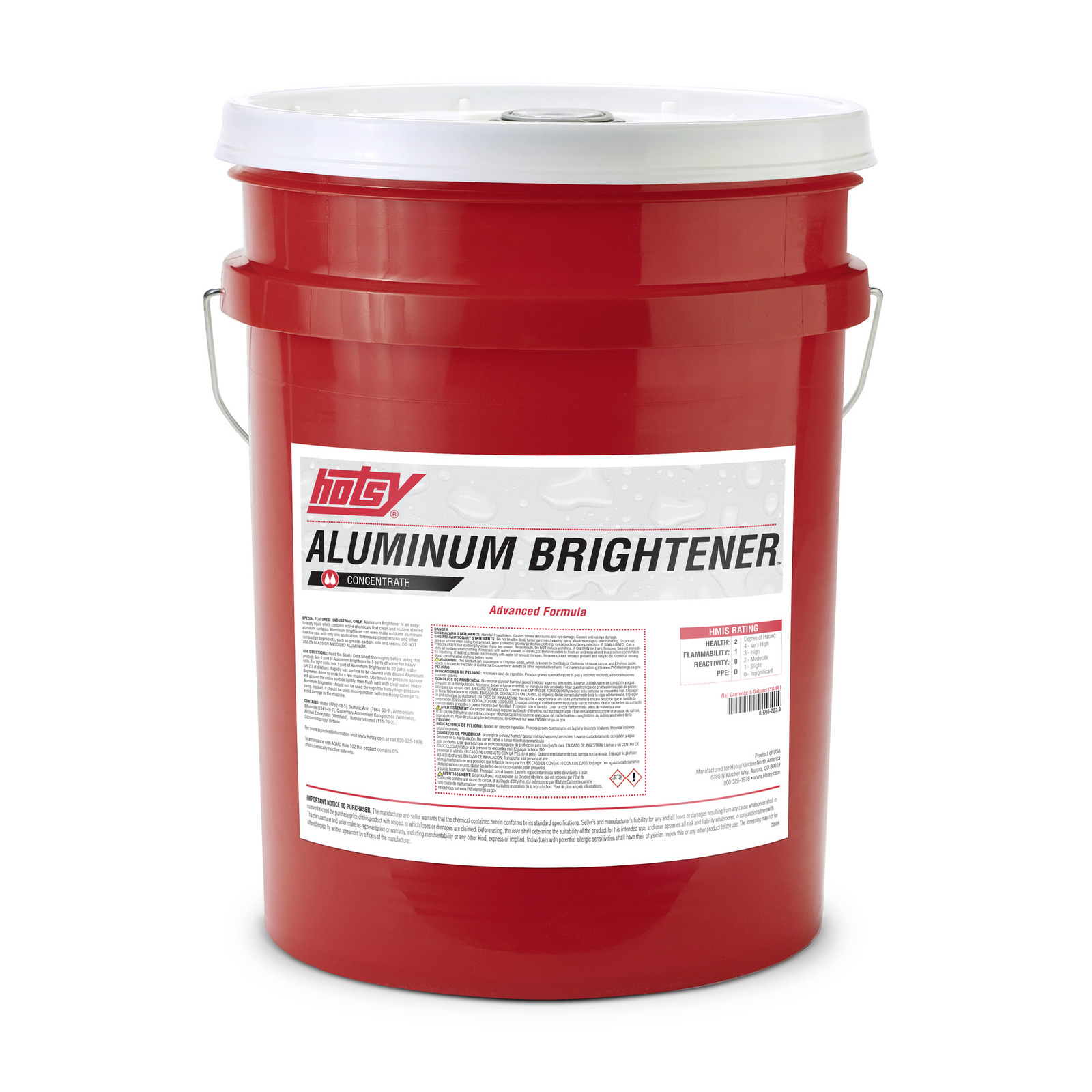 Aluminium Brightener HD - Pressure Equipment Sales LLC