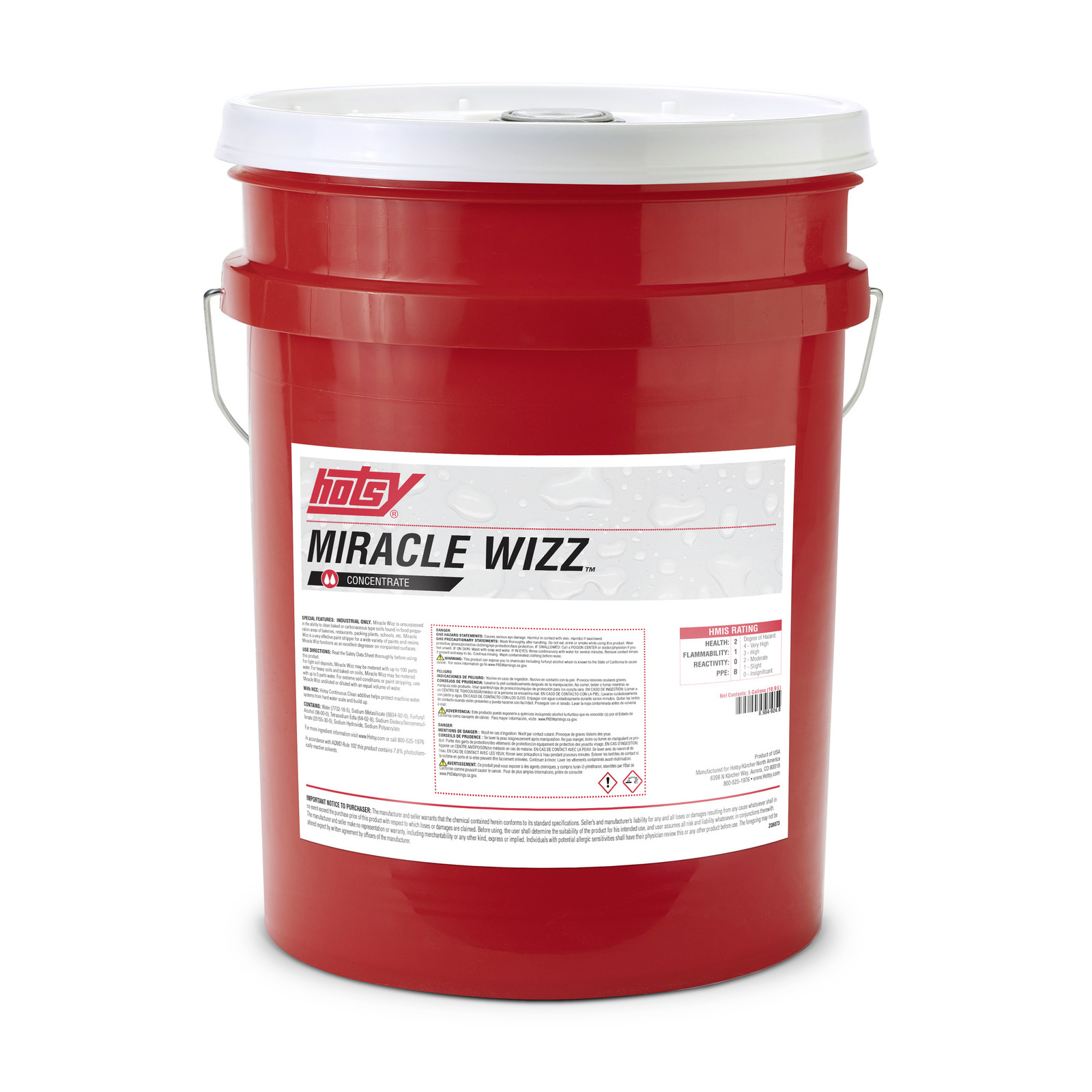 Miracle Wizz Institution & Food Preparation Cleaner | Hotsy