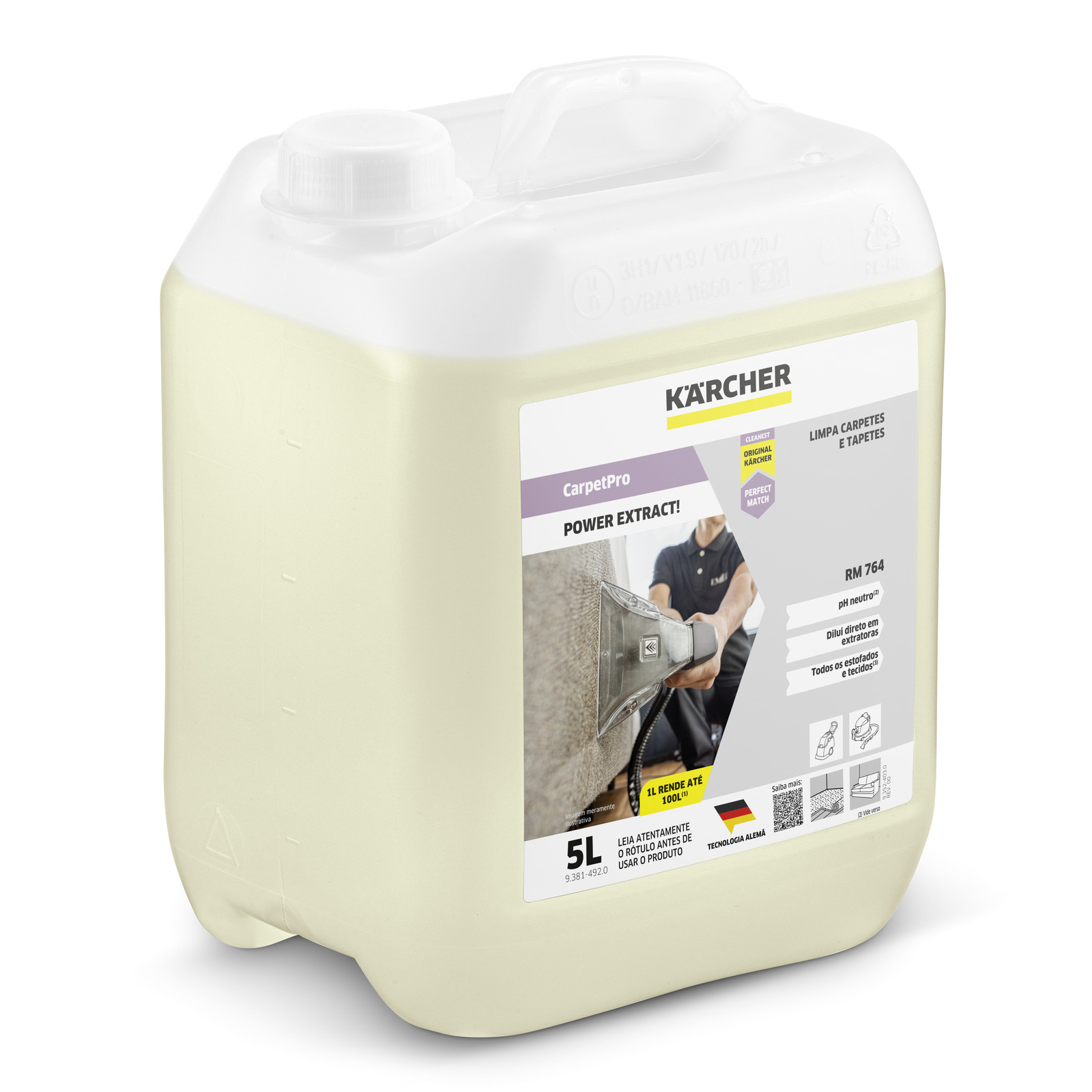CarpetPro Power Extract! RM 764, 5L5 L | Kärcher Brasil