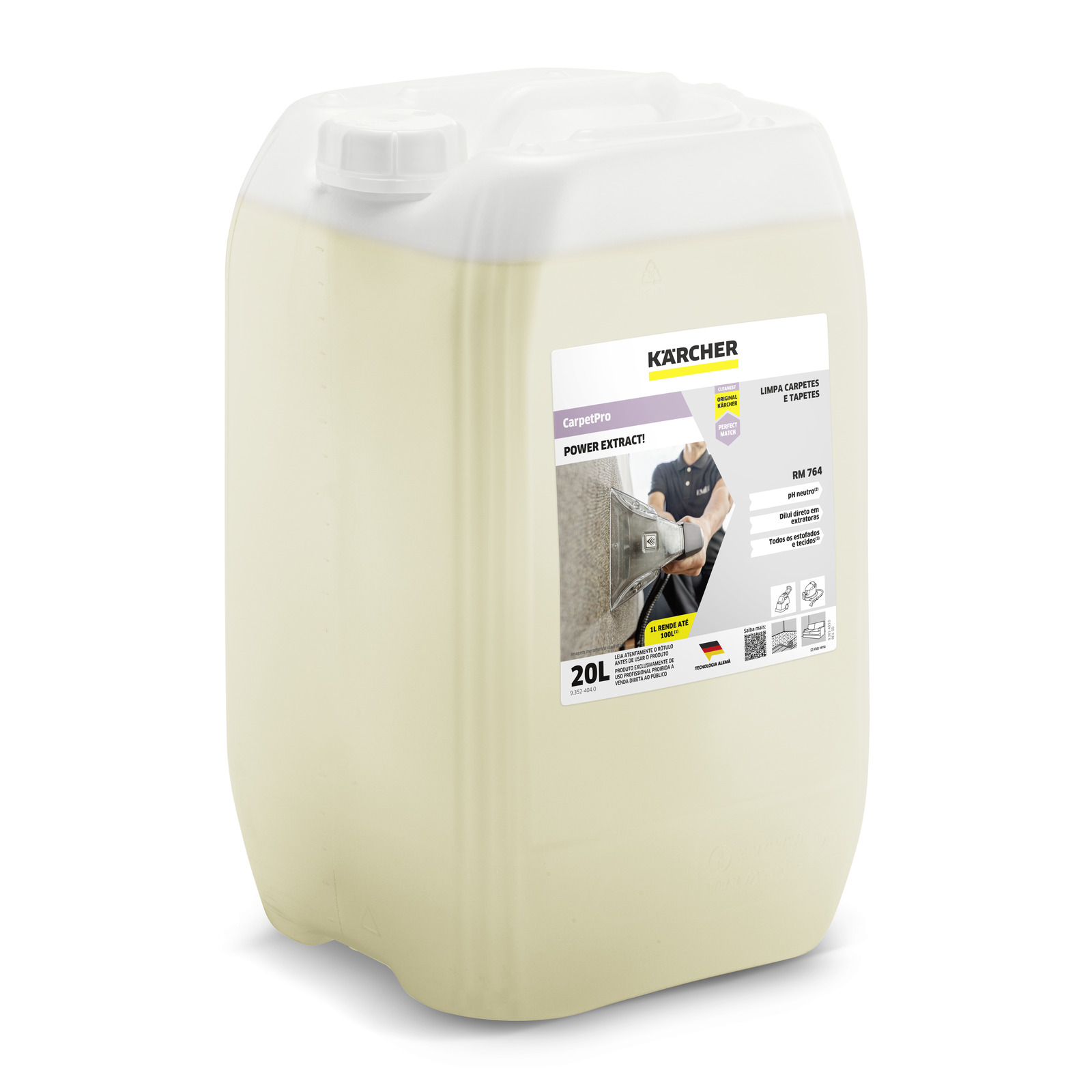 CarpetPro Power Extract! RM 764, 20L20 L | Kärcher Brasil