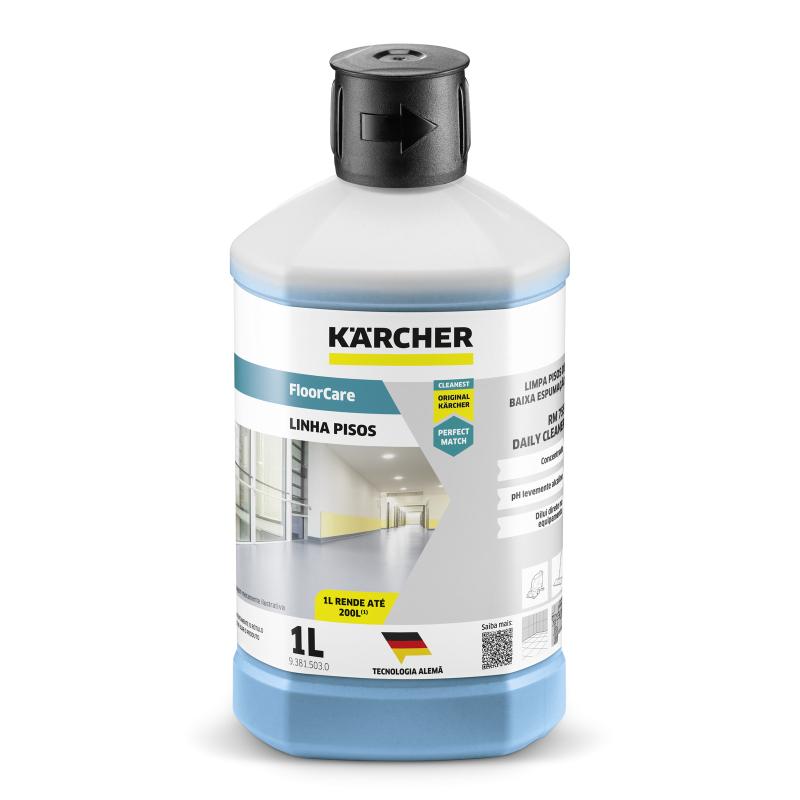 FloorCare RM 755 Daily Cleaner, 1L1 L | Kärcher Brasil