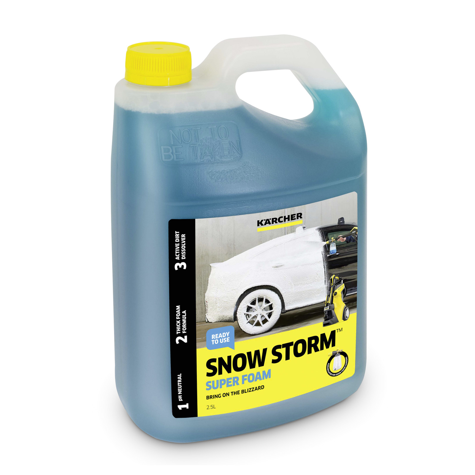 Würth Auto Shampoo 5 L - PH-Balanced, High-Foam Car Wash Cleaner
