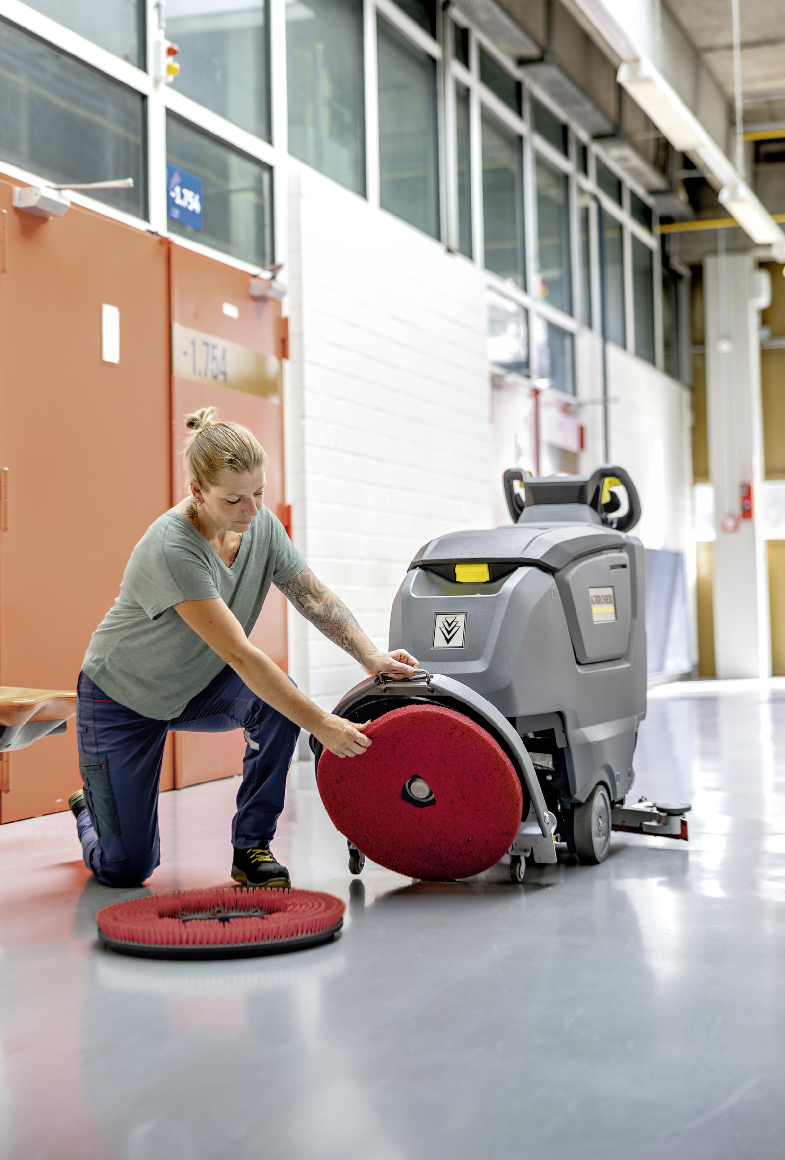 Kärcher B 50 W Bp ORB - Walk-Behind Floor Scrubber - Kärcher