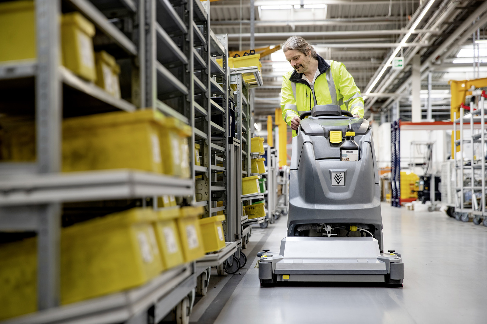 Kärcher B 80 W Bp + R 65 + 225 Ah Wet - Walk-Behind Scrubber - Kärcher
