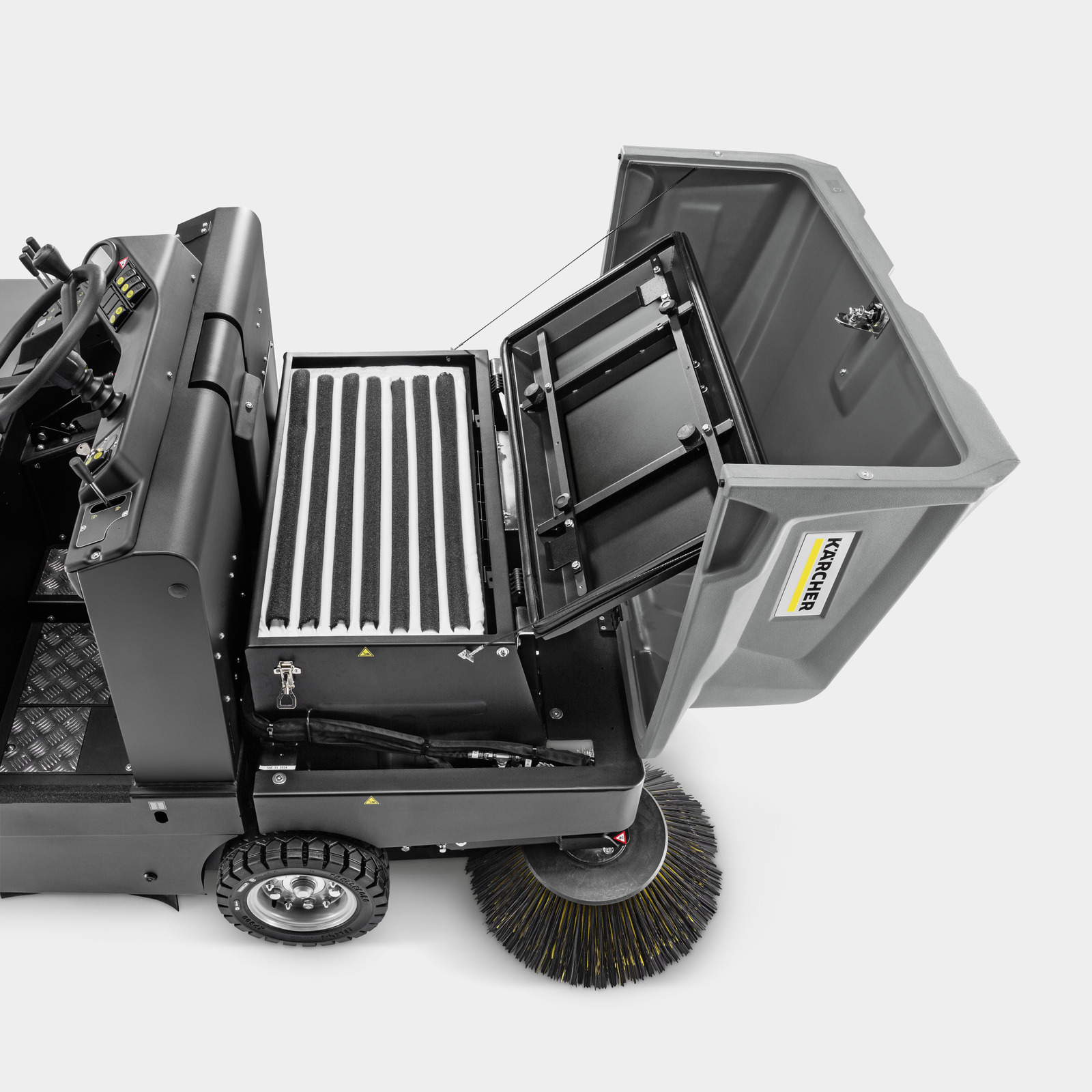 Kärcher KM 130/300 R Bp + STL - Ride-On Sweeper - Kärcher