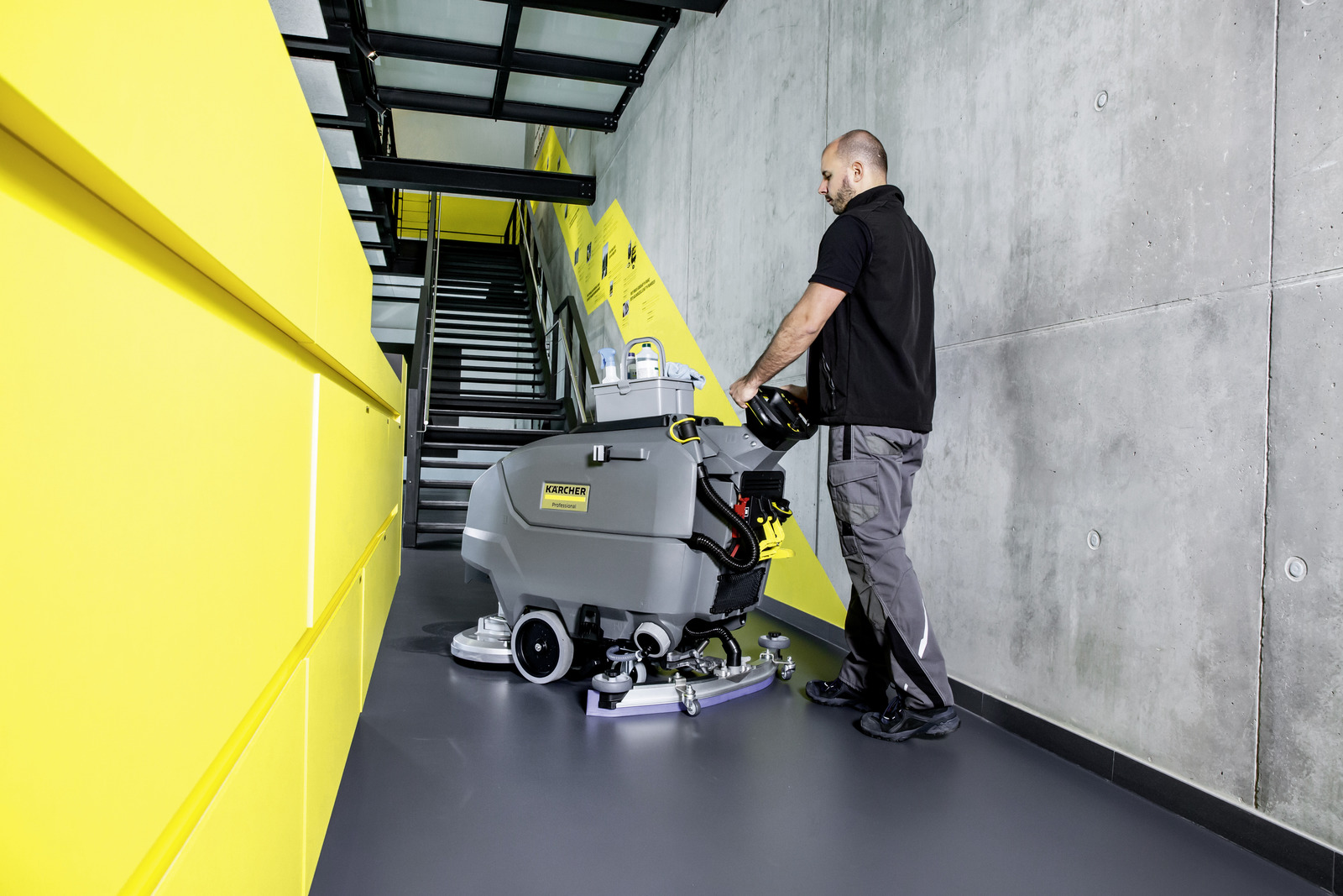 Kärcher BD 70/75 W Bp Classic + Wet - Walk-Behind Scrubber - Kärcher