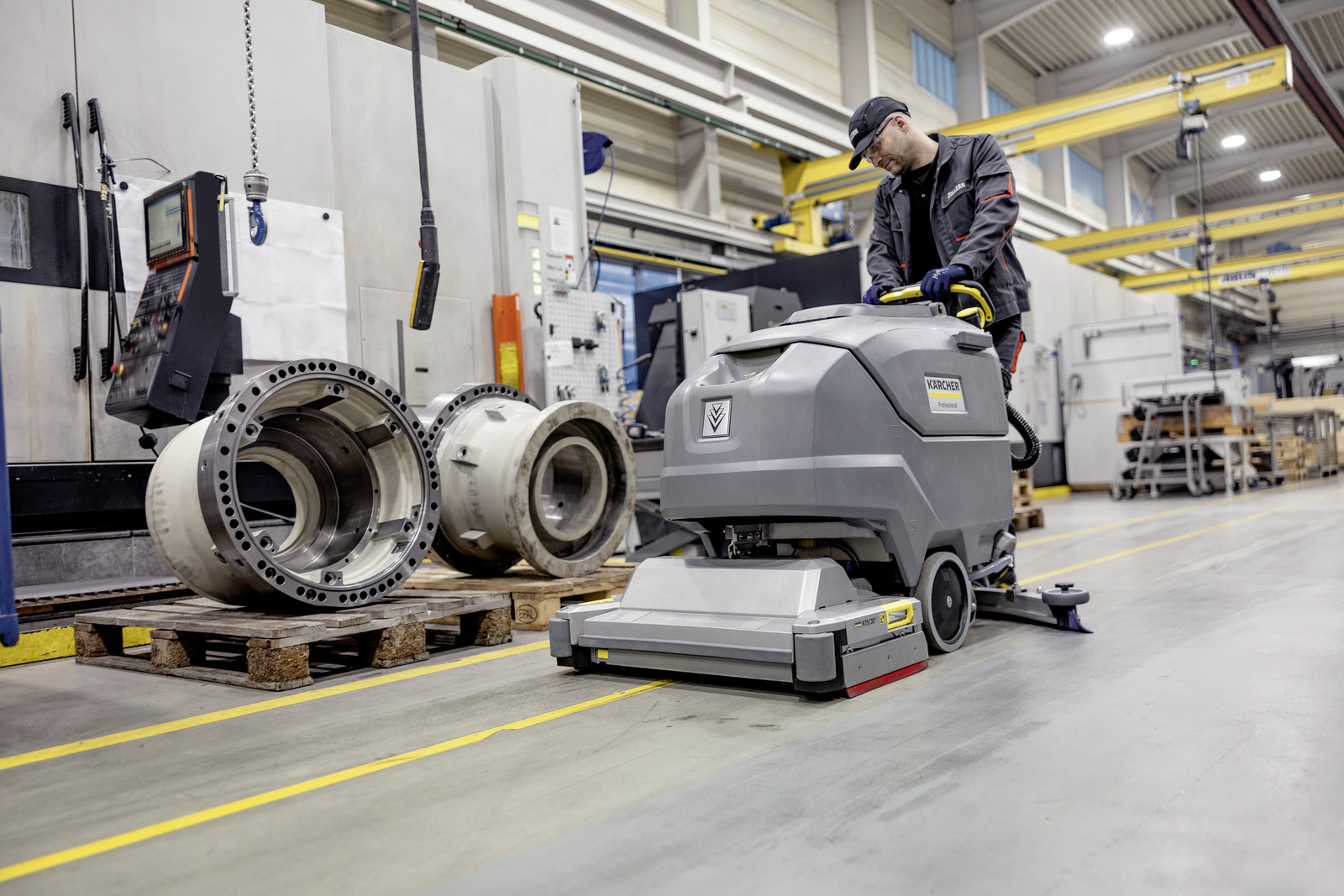 Kärcher BR 75/75 W Bp Classic + LIB - Walk-Behind Scrubber - Kärcher