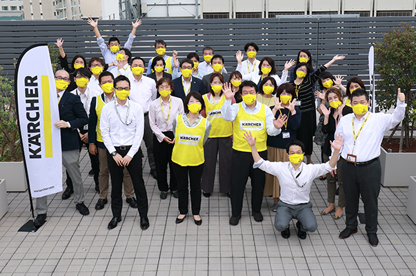 2020年のThank Your Cleaner Dayの様子「横浜本社」 2020年のThank Your Cleaner Dayの様子