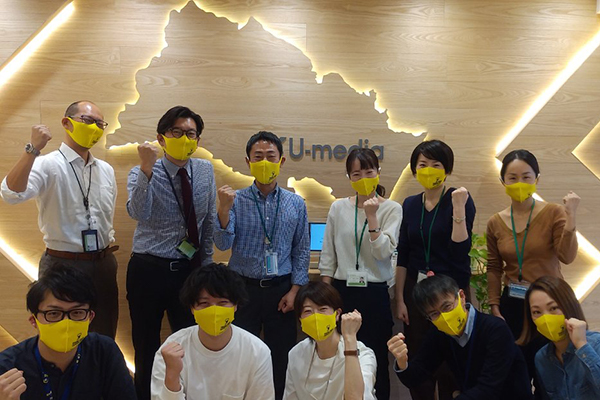 2020年のThank Your Cleaner Dayの様子「株式会社ユーメディア様」 2020年のThank Your Cleaner Dayの様子