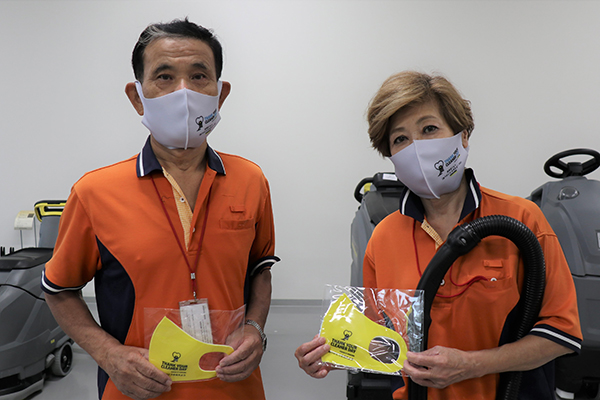 2020年のThank Your Cleaner Dayの様子「東急プロパティマネジメント株式会社様」 2020年のThank Your Cleaner Dayの様子