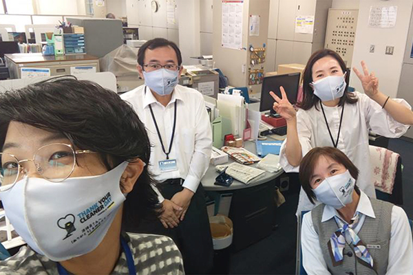 2020年のThank Your Cleaner Dayの様子「松藤グループ様」 2020年のThank Your Cleaner Dayの様子
