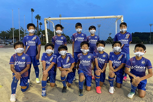 2020年のThank Your Cleaner Dayの様子「Vファーレン長崎公式ジュニアサッカースクールの生徒たち」 2020年のThank Your Cleaner Dayの様子
