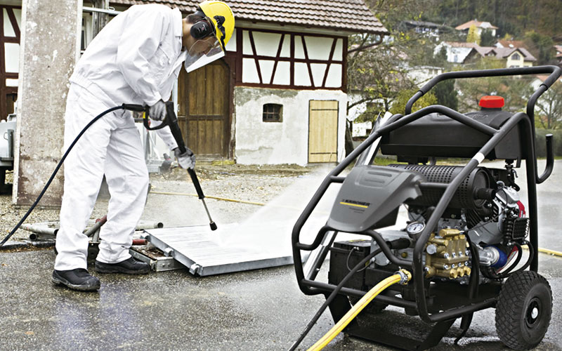 【お得新作登場】業務用　世界最高峰　強力高圧清掃機　スチーム　高圧洗浄 建設機械、重機